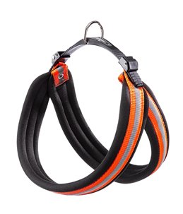 Ferplast hondentuig agila reflex 6 nylon oranje - a:57-65cm en b:57-65cm - 25mm