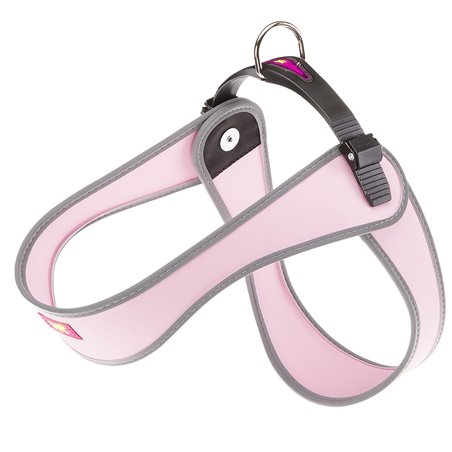 Ferplast hondentuig agila 6 nylon roze - a:57-65cm en b:57-65cm - 25mm