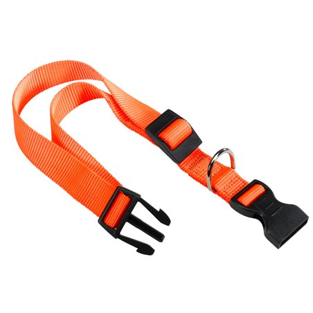 Ferplast halsband club nylon oranje - a:30-44cm en b:15mm