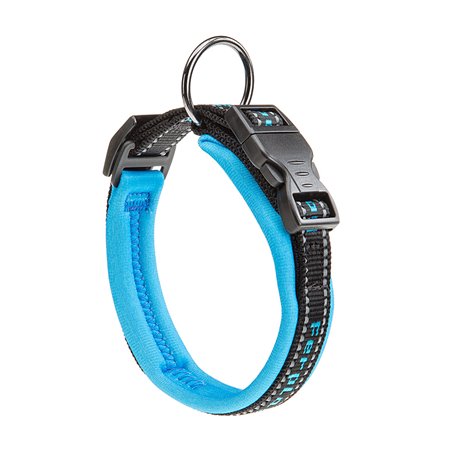 Ferplast halsband sport dog nylon blauw - a:25-35cm en b:15mm