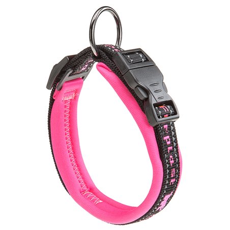 Ferplast halsband sport dog nylon roze - a:33-43cm en b:20mm