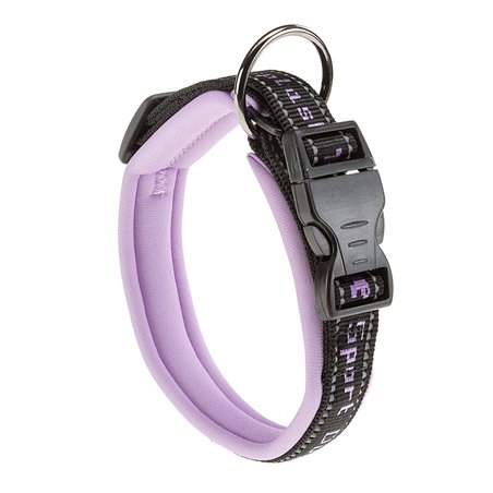 Ferplast halsband sport dog nylon paars - a:33-43cm en b:20mm