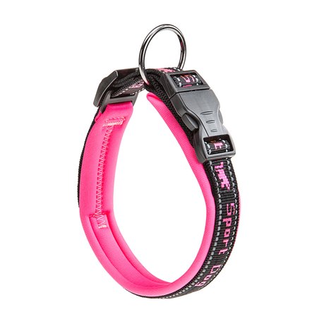 Ferplast halsband sport dog nylon roze - a:35-45cm en b:25mm