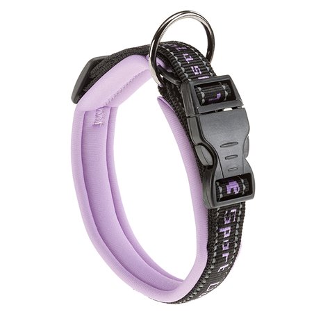 Ferplast halsband sport dog nylon paars - a:35-45cm en b:25mm