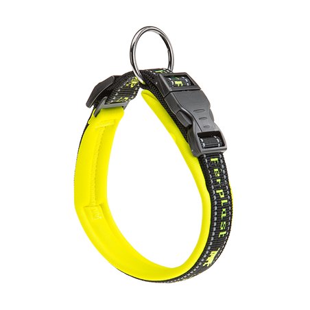 Ferplast halsband sport dog nylon geel - a:35-45cm en b:25mm