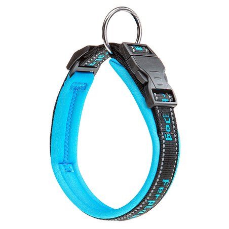 Ferplast halsband sport dog nylon blauw - a:45-55cm en b:25mm