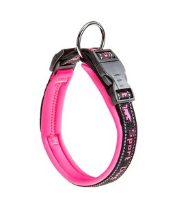 Ferplast halsband sport dog nylon roze - a:55-65cm en b:25mm