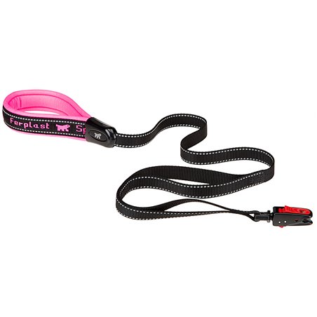 Ferplast hondenriem / leiband sport dog nylon roze met matic sluiting - 120cm x 20mm