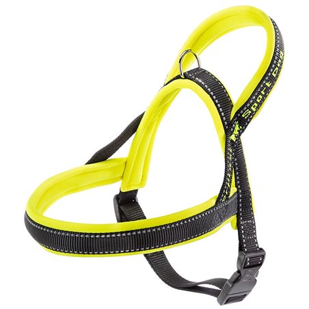 Ferplast hondentuig sport dog nylon geel small - a:48cm en b:58-71cm