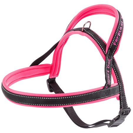 Ferplast hondentuig sport dog nylon roze medium - a:58cm en b:69-86cm