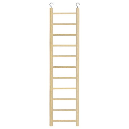 Ferplast parkieten ladder pa 4004 hout - 8,9x1,1x37cm