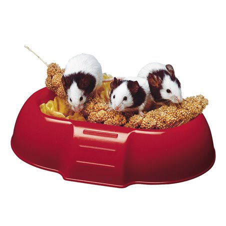 Ferplast dada 4706 hamster voerbakjes - 16,5x11,5x3,5cm