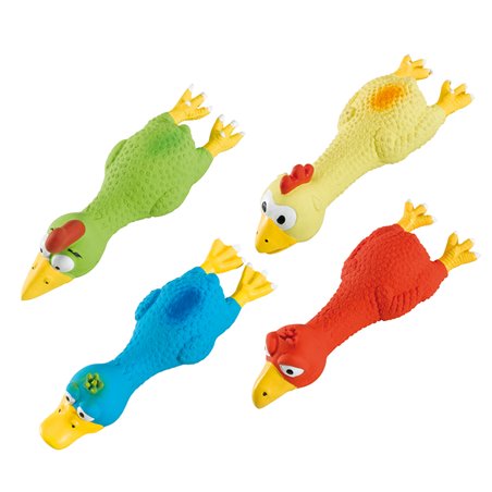 Ferplast pa 5547 latex vogel speeltje voor honden - 18x6x4cm