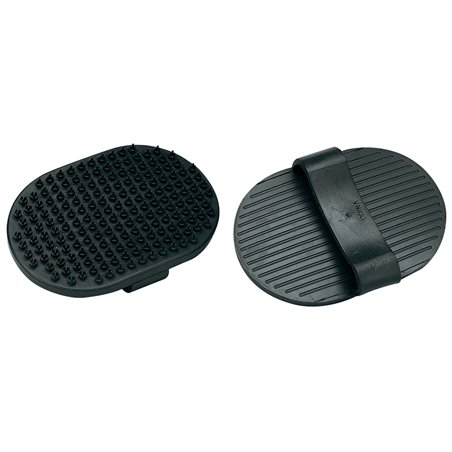 Ferplast gro 5932 rubber handborstel ovaal - 13,3x9,2cm