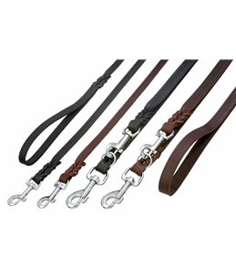 TRAININGLEASH RONDO 200CM 12MM BROWN,BRAIDED