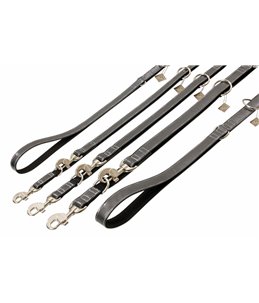 BUFFALO TRAIN LEASH 200CM 15MM BLACK & WHITE