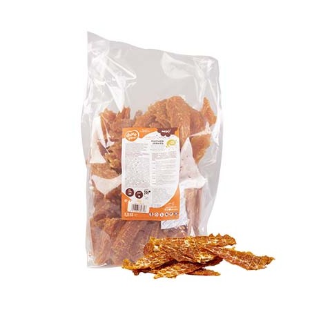 Meat! kip jerkies 500g - ± 43st