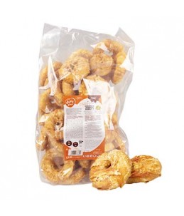 Meat! kip & runderhuid bagels small 6-8cm - 2500g - ± 45st