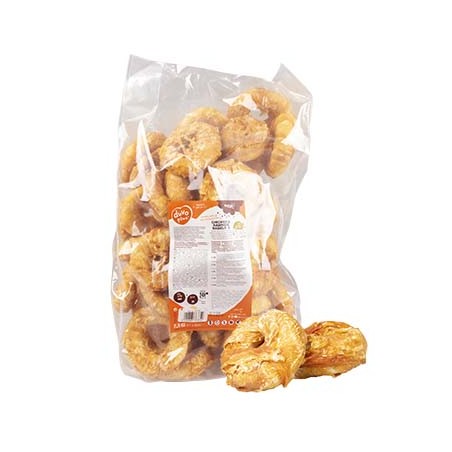 Meat! kip & runderhuid bagels small 6-8cm - 2500g - ± 45st