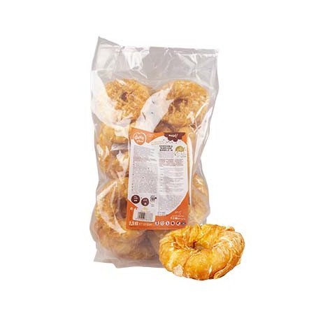 Meat! kip & runderhuid bagels medium 10-12cm - 2500g - ± 22st