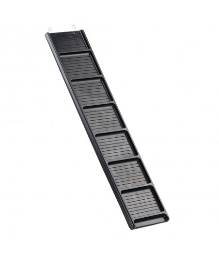 Ferplast fpi 4905 ladder plastic zwart - 69,5x14x2,3cm