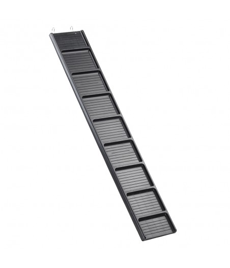 Ferplast fpi 4906 ladder plastic zwart - 84,5x14x2,3cm