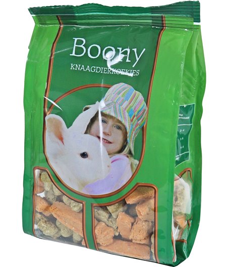 Boony knaagdiersnack klavertjes en worteltjes mix