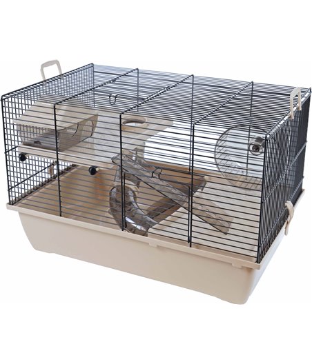 Interzoo hamsterkooi Pinky 2, beige - 50 x 33 x 33cm