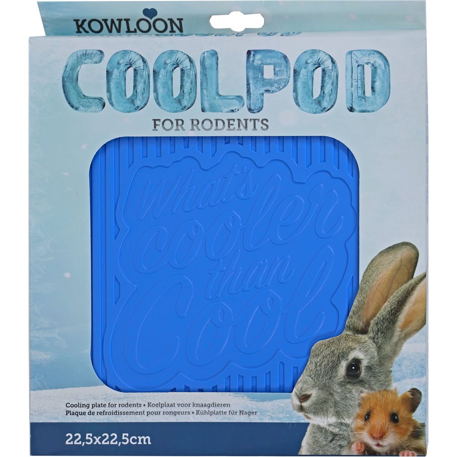 Kowloon Cool pod knaagdieren blauw - 22,5 x 22,5 x 2cm