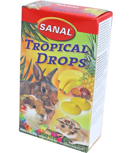 Sanal knaagdier tropical drops - 45 gram