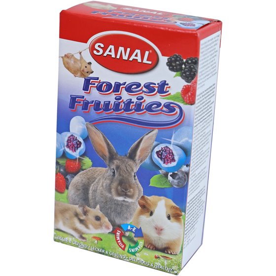 Sanal knaagdier forest fruities, prijs voor 3 doosjes van 50 gram