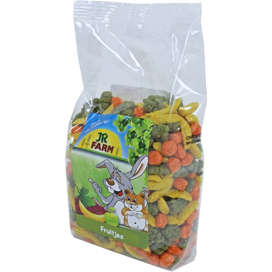 JR Farm knaagdier fruitjes, 150 gram