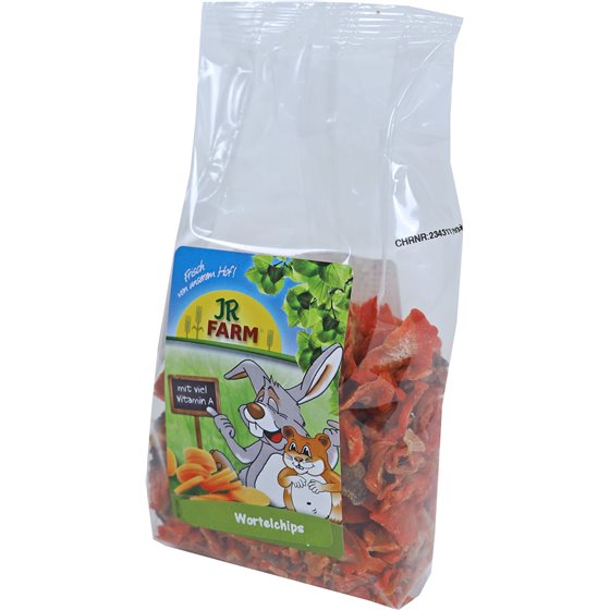 JR Farm knaagdier wortelchips, 125 gram