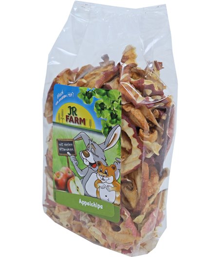 JR Farm knaagdier appelchips, 80 gram