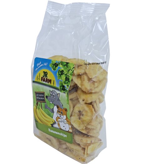 JR Farm knaagdier bananenchips, 150 gram