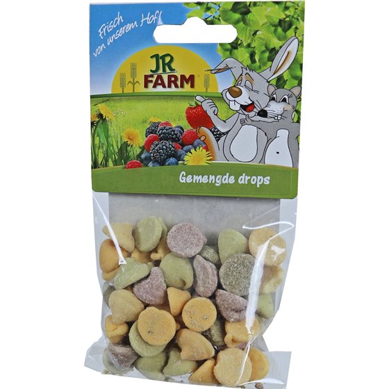 JR Farm knaagdier gemengde drops, 75 gram