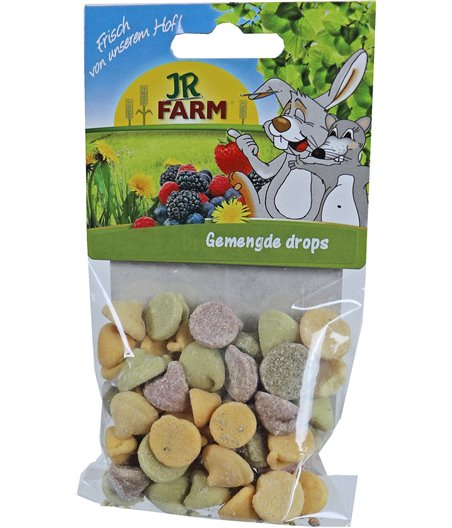 JR Farm knaagdier gemengde drops, 75 gram