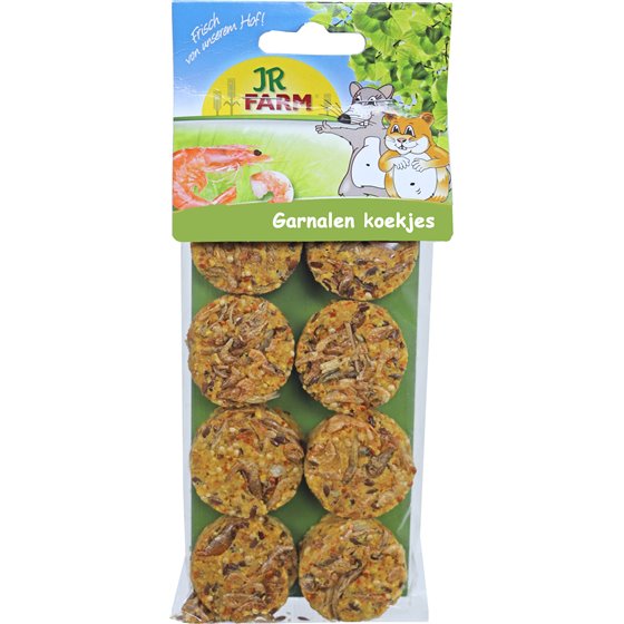 JR Farm knaagdier volkoren garnalen koekjes, 80 gram