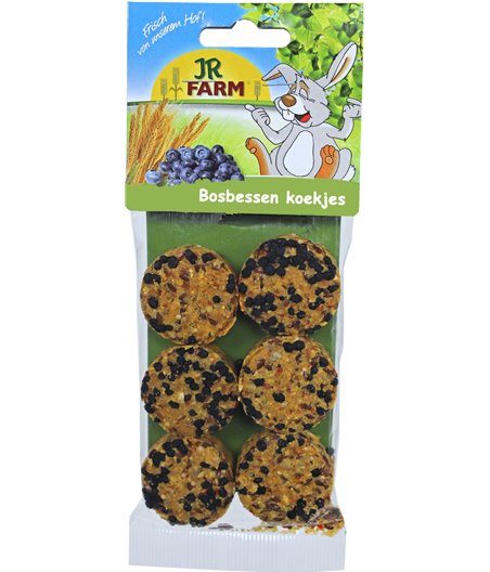 JR Farm knaagdier volkoren bosbessen koekjes, 80 gram