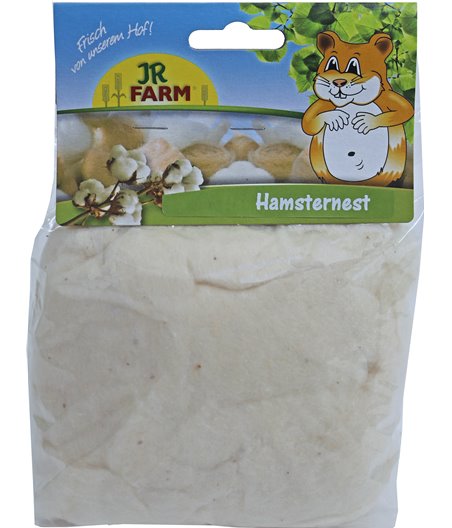 JR Farm knaagdier hamsternest 100% katoen, 28 gram