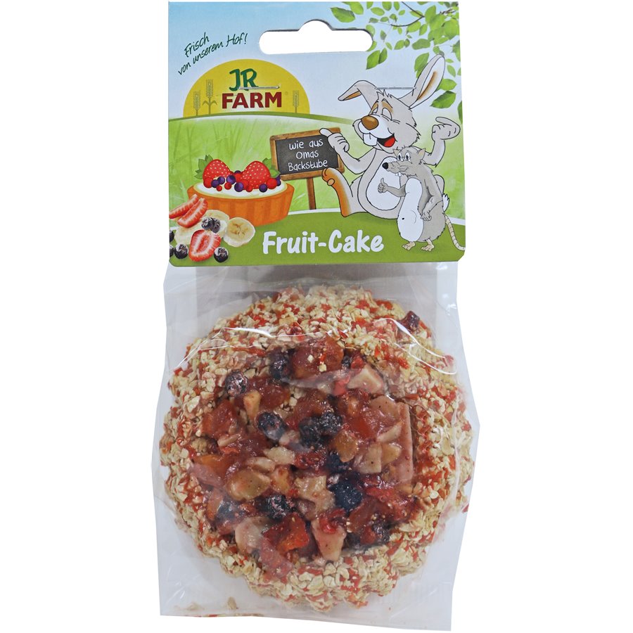 JR Farm knaagdier fruitcake, 80 gram