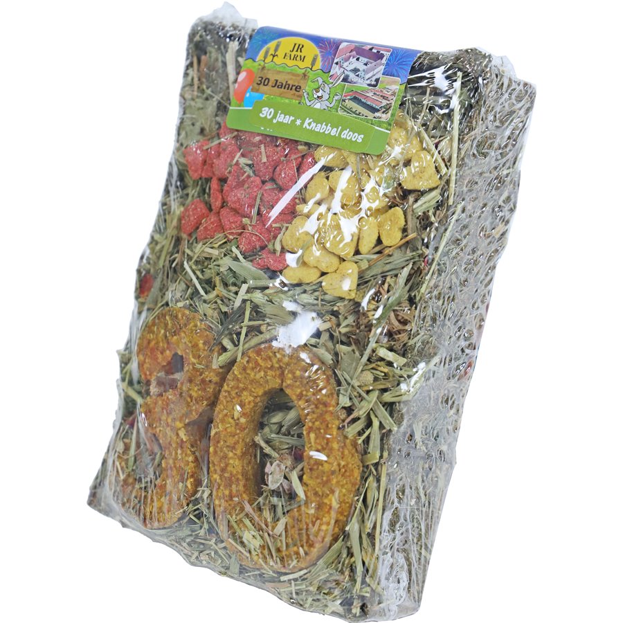 JR Farm knaagdier knabbelbox jubileum editie, 200 gram