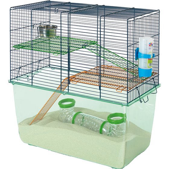 Savic gerbil-/hamsterset Habitat metro, compleet - 52 x 26 x 52,5cm