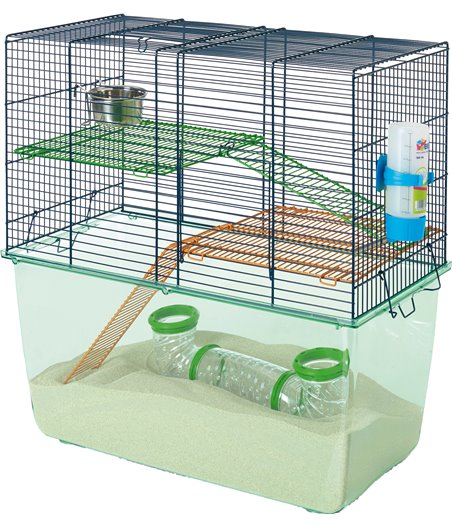 Savic gerbil-/hamsterset Habitat metro, compleet - 52 x 26 x 52,5cm