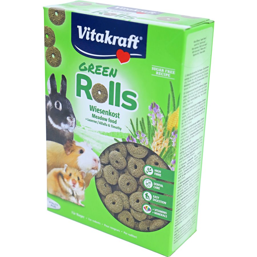 Vitakraft knaagdier Green Rolls, 300 gram