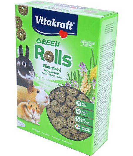 Vitakraft knaagdier Green Rolls, 300 gram