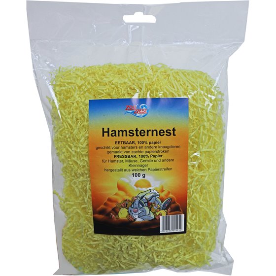 Zoobest hamsternest papier, 100 gram - 35 x 9 x 26,5cm