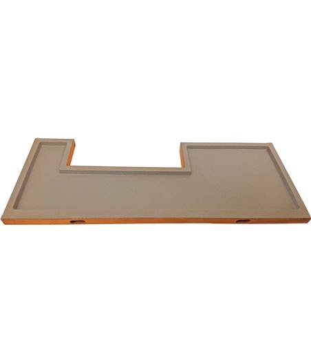 Boon plastic/houten lade voor konijnenhok / Kippenhok - 96,7 x 38,2 x 3cm