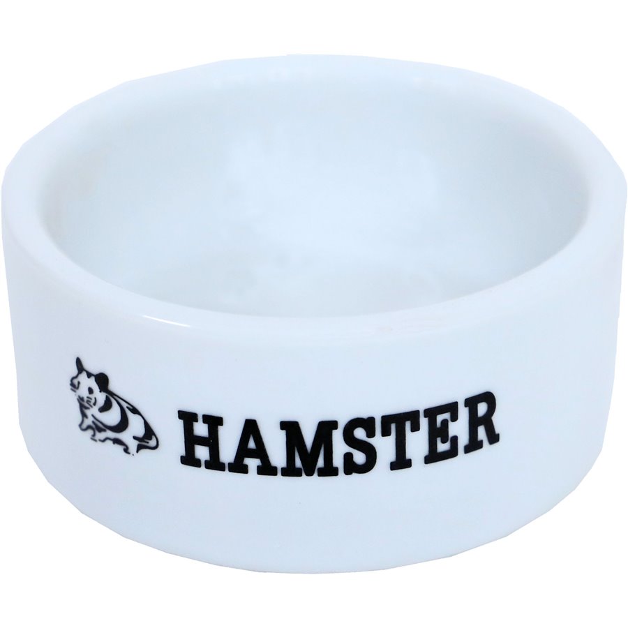 Boon hamster eetbak steen wit - 9 x 9 x 4cm