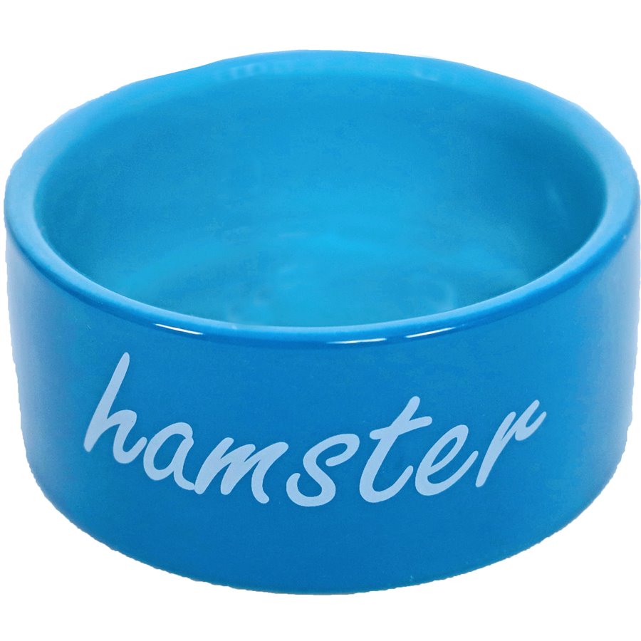 Boon hamster eetbak steen blauw - 8,5 x 8,5 x 4cm